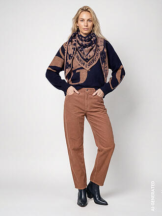 MONARI | Pantalone in velluto a coste Barrel Leg