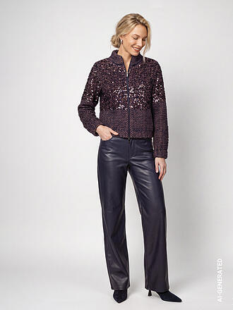 MONARI | Pantaloni in similpelle Wide Leg