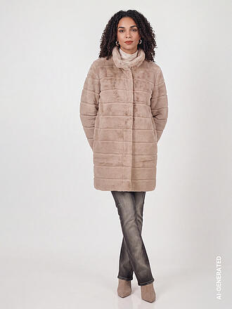 MONARI | Cappotto in pelliccia sintetica
