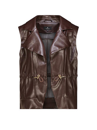 MONARI | Gilet in similpelle