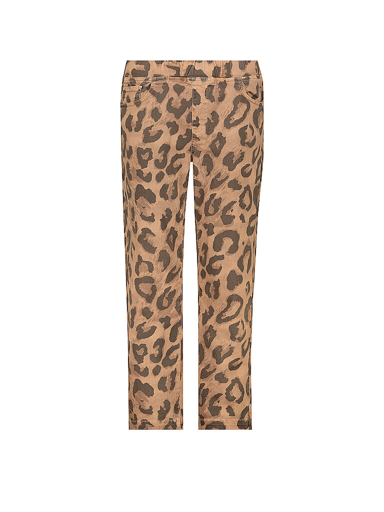 Monari Pantaloni 7/8 marrone 38