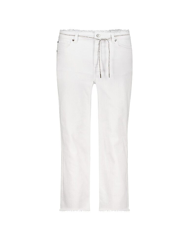 Jeans Straight Fit 7/8 crema 42