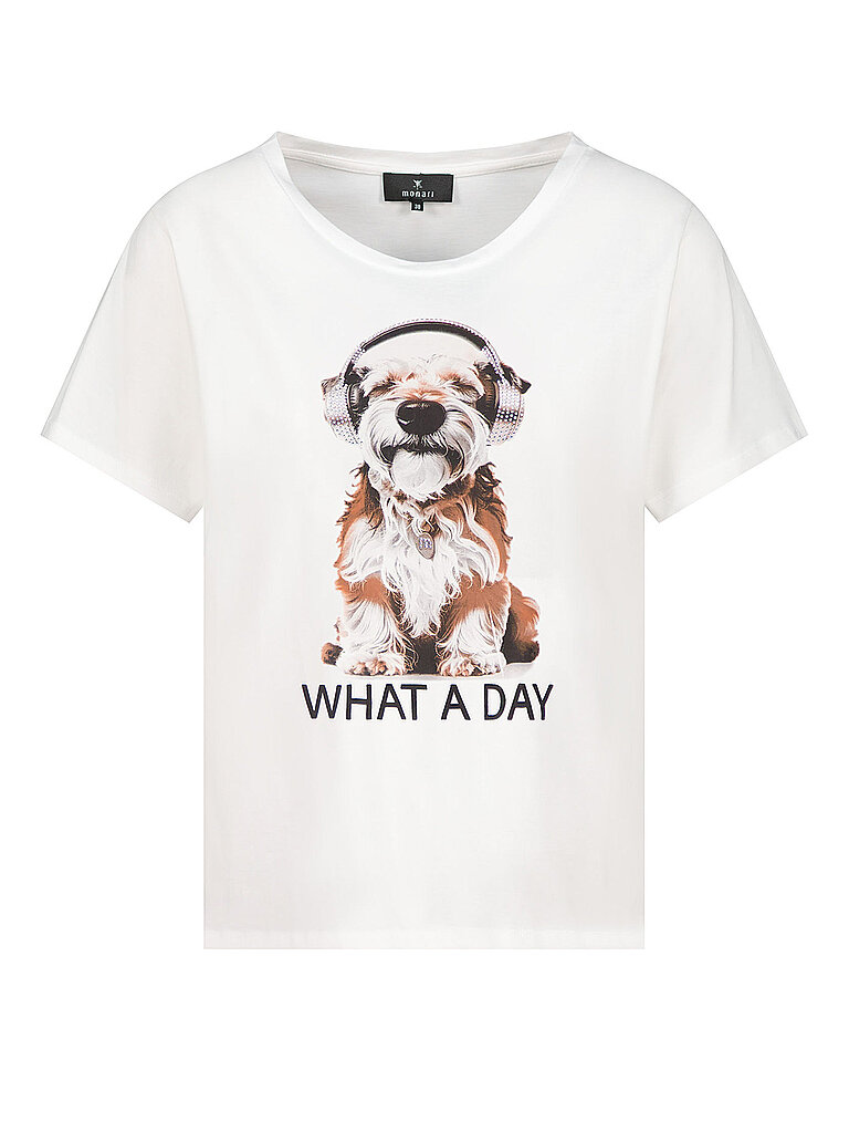 Monari T-shirt crema 44