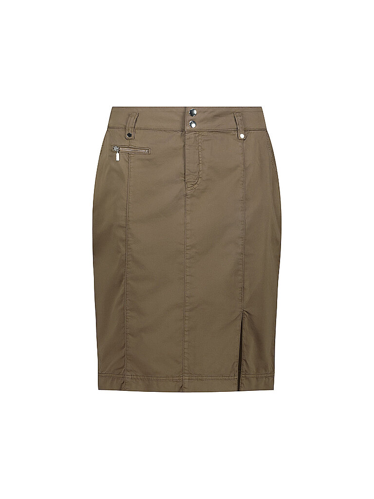 Monari Minigonna oliva 40