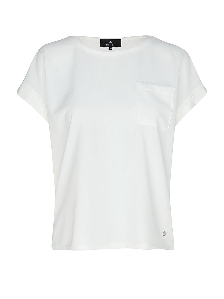 Monari Blusenshirt bianco 38