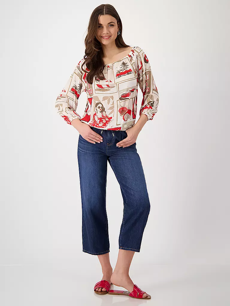 MONARI | Blusa-camicia | Beige