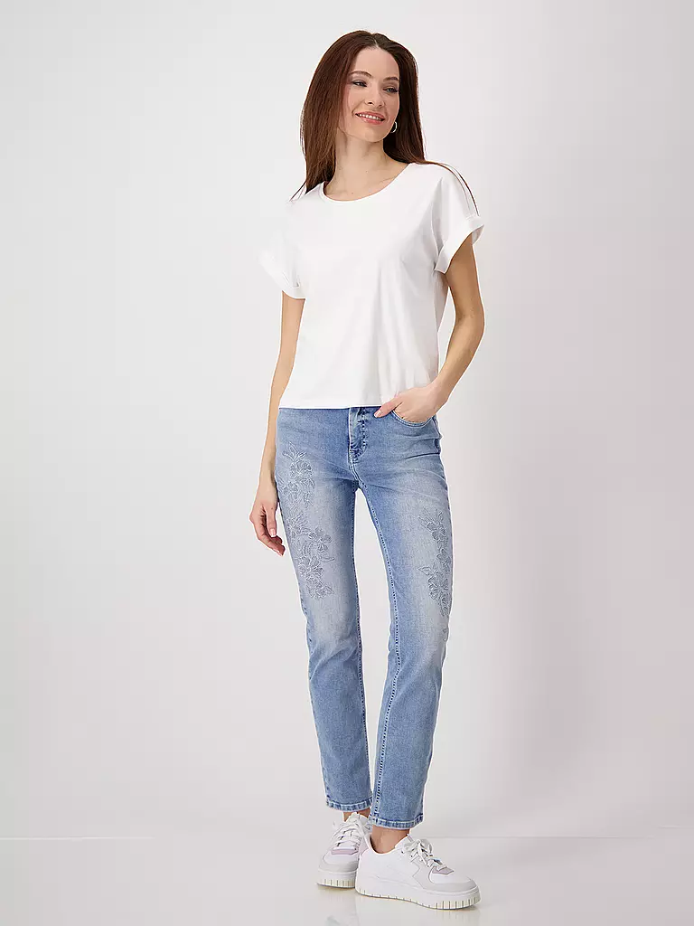 MONARI | Blusa-camicia | Crema