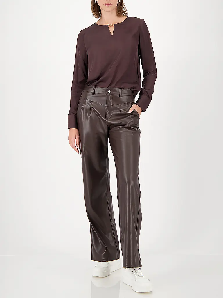 MONARI | Blusa-camicia | Marrone