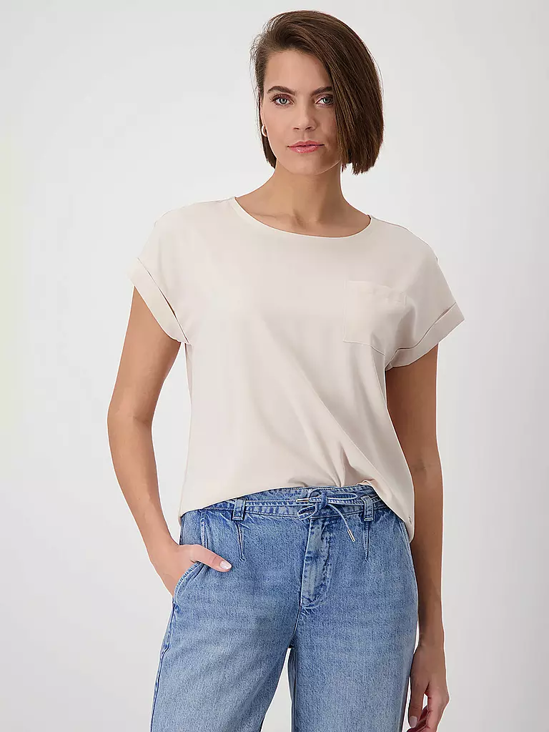 MONARI | Blusa-camicia | Beige