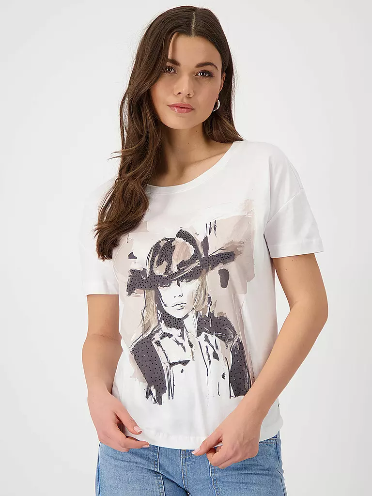 MONARI | Blusa-camicia | Crema