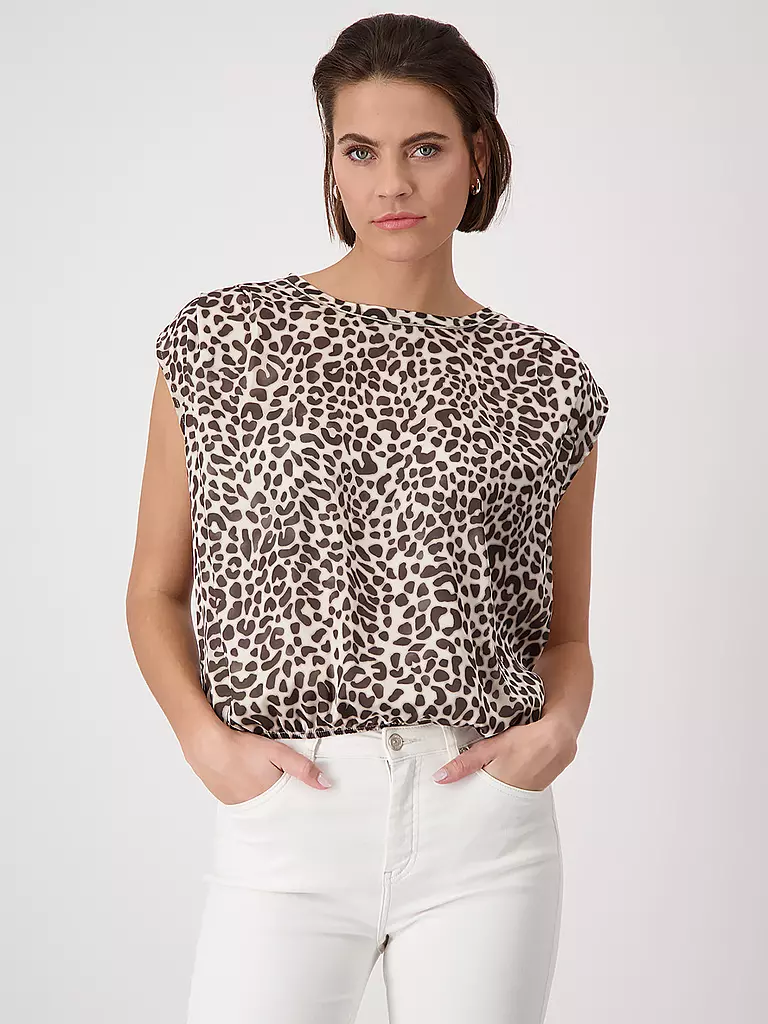 MONARI | Blusa-camicia | Beige