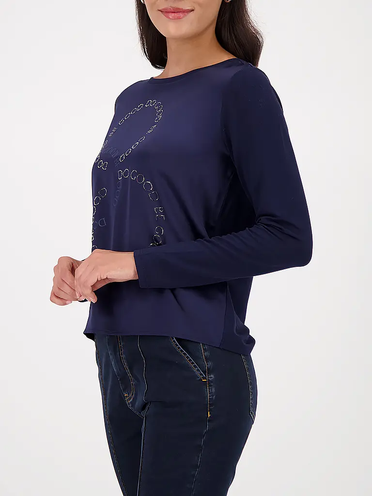 MONARI | Blusa-camicia | Blu scuro