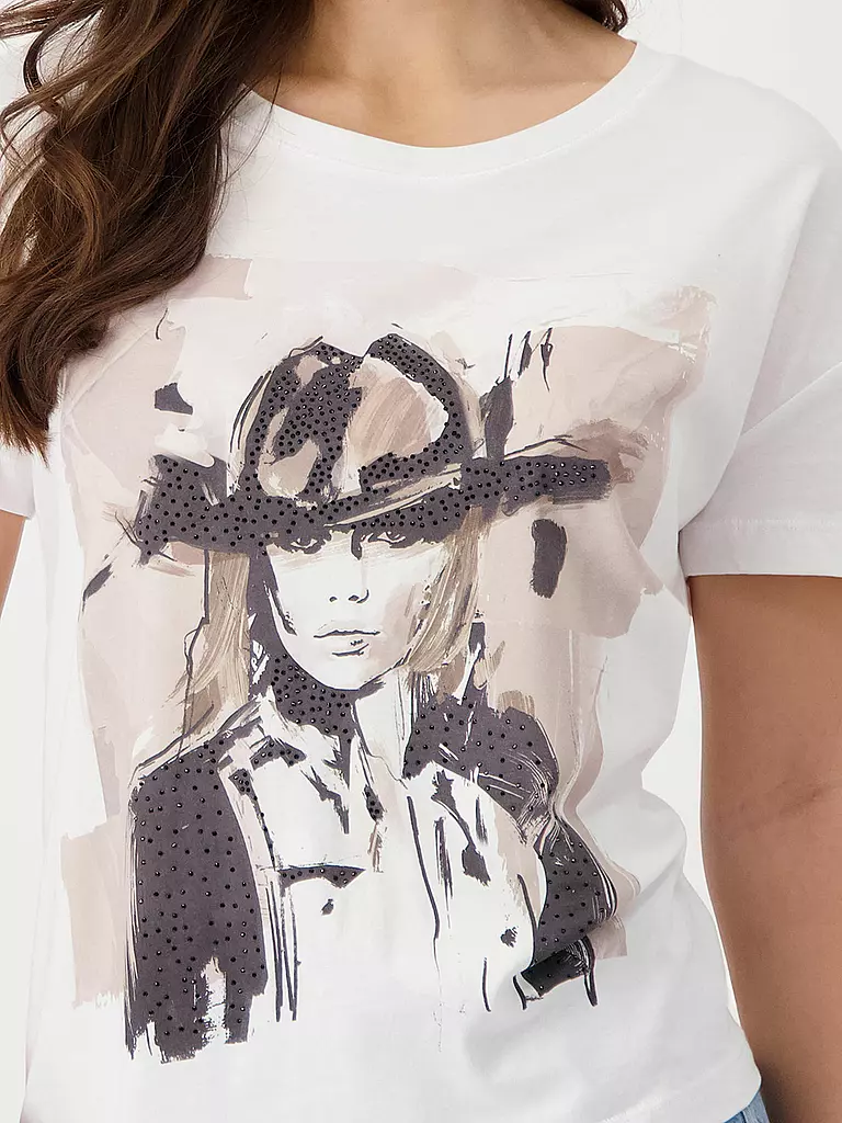 MONARI | Blusa-camicia | Crema