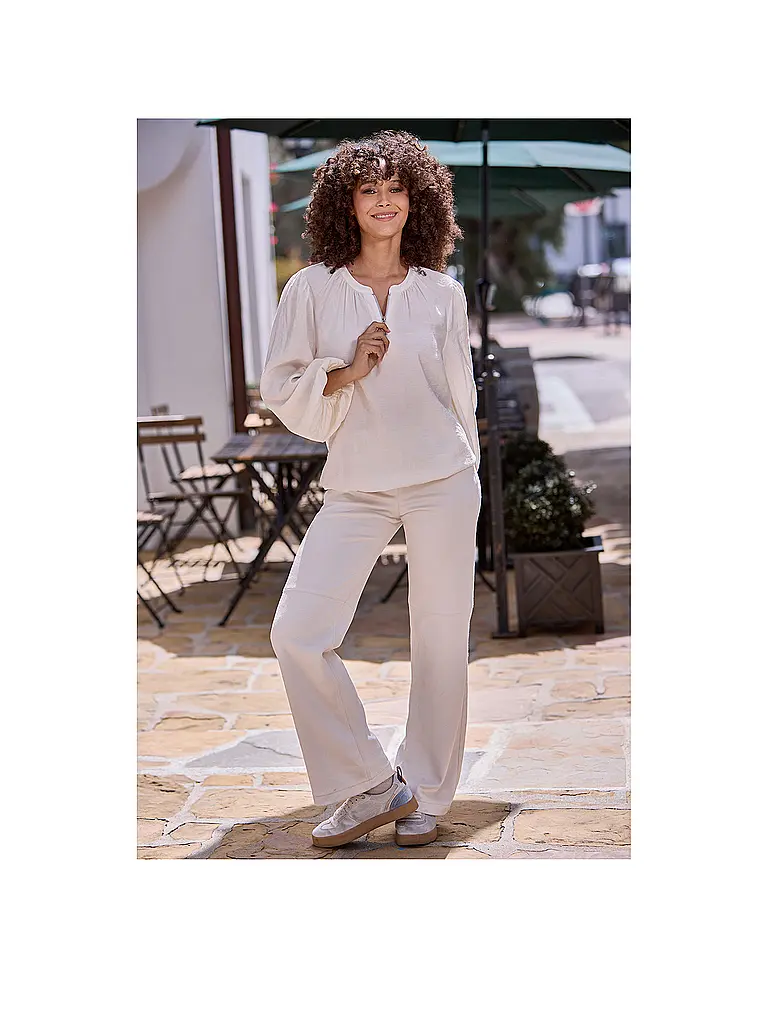 MONARI | Blusa-camicia | Crema