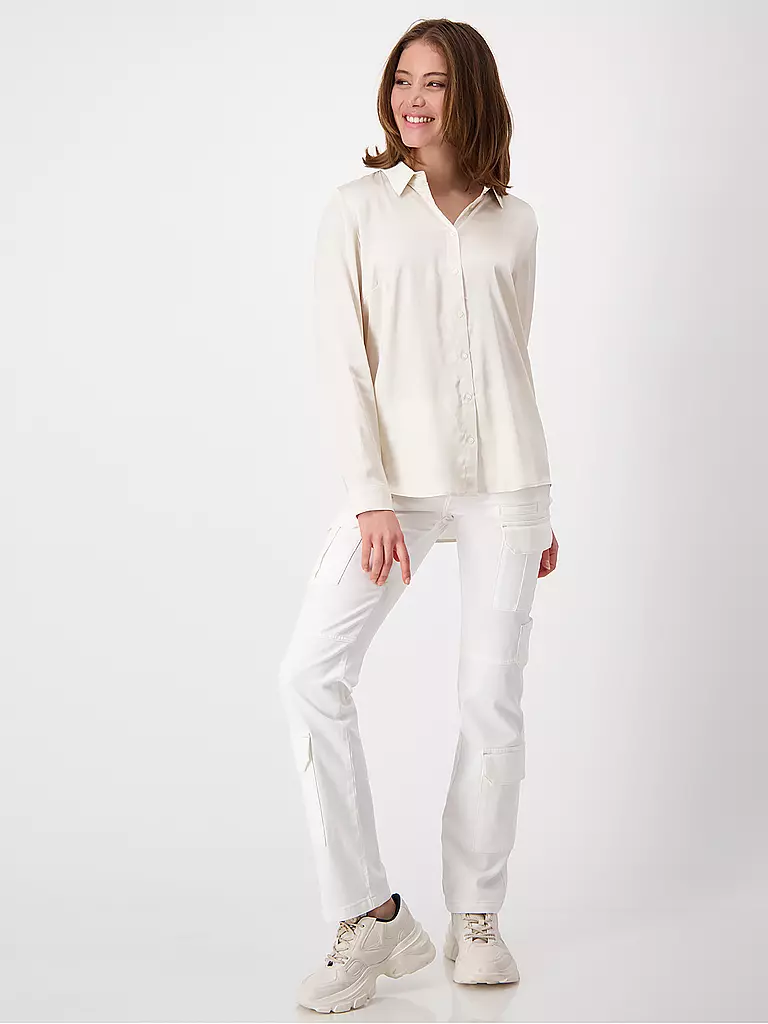 MONARI | Bluse | Crema