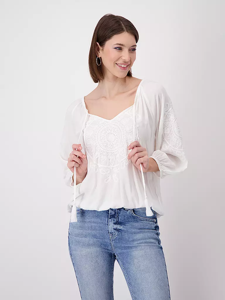 MONARI | Bluse | Bianco