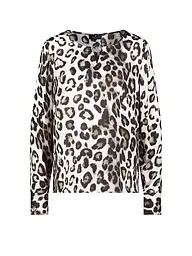 MONARI | Blusenshirt 
Marke: MONARI
Farbe: beige
Kategorien: Moda, Donna

Lunghezza manica: Manica lunga
Scollatura: Girocollo
Materiale: Viscosa, Satin
Motivo: Stampa, Animalier
Vestibilità (capispalla): Regular
Stile: Glamour | Beige