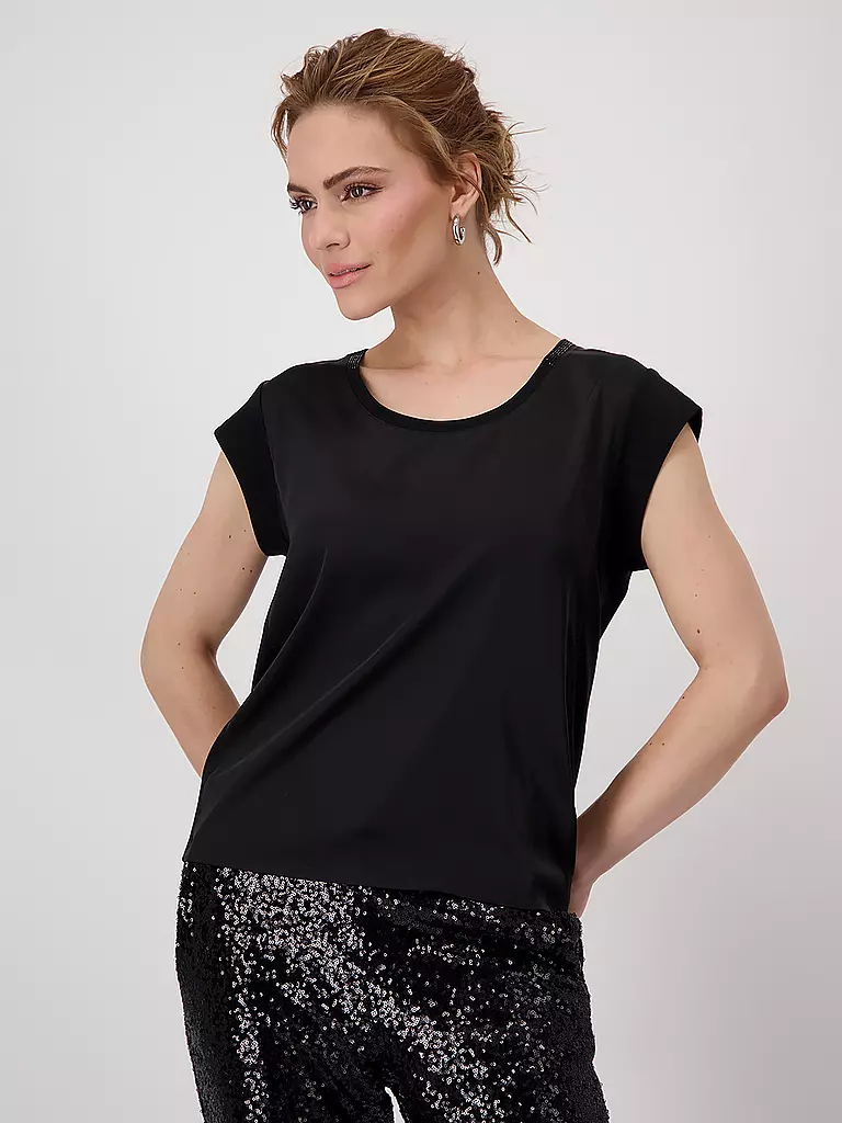 MONARI | Blusenshirt | Nero