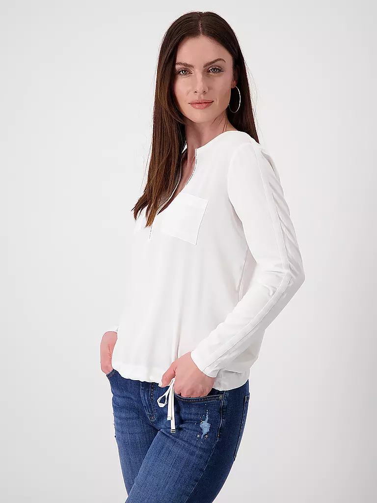 MONARI | Blusenshirt | Crema