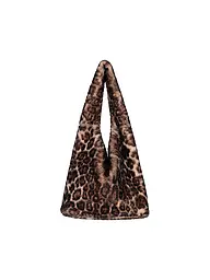 MONARI | Borsa - Shopper effetto pelliccia | Marrone