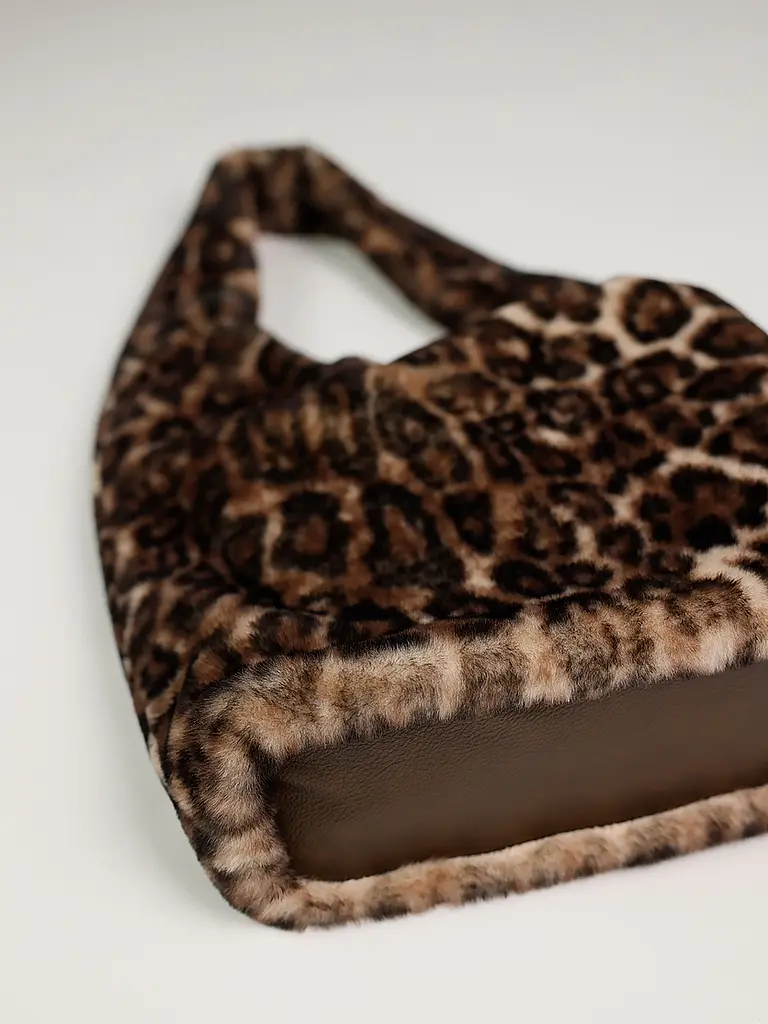 MONARI | Borsa - Shopper effetto pelliccia | 