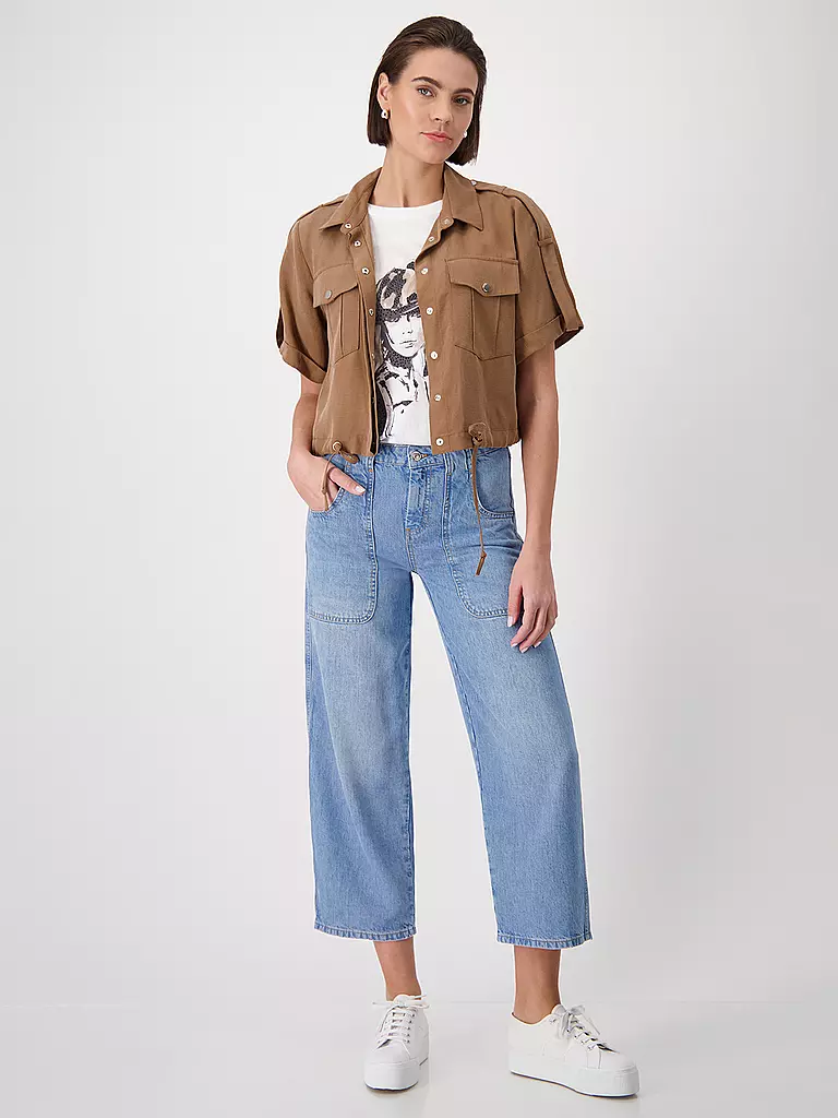 MONARI | Camicetta a camicia | Cammello