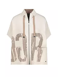 MONARI | Cape - Poncho reversibile | Crema