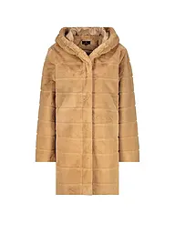 MONARI | Cappotto in pelliccia sintetica | Marrone chiaro