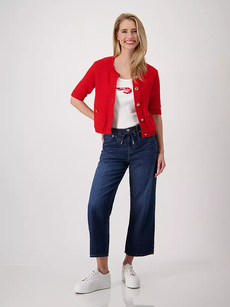 MONARI | Cardigan SARDEGNA | Rosso