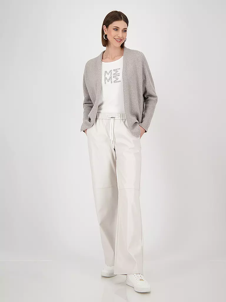MONARI | Cardigan | Grigio chiaro