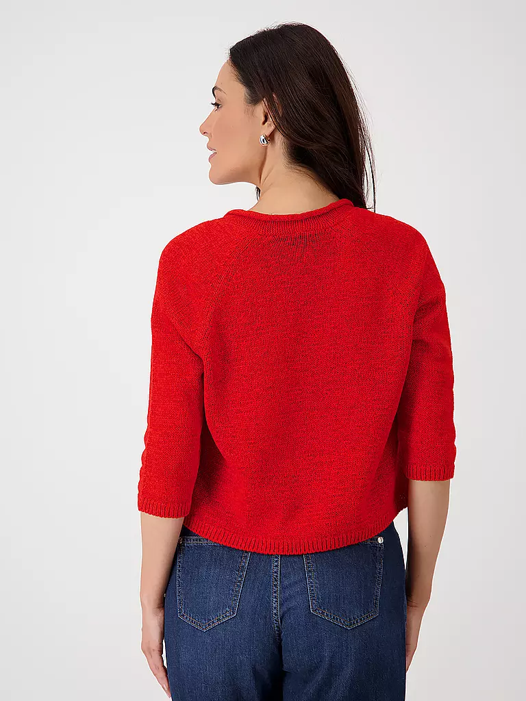 MONARI | Cardigan | Rosso