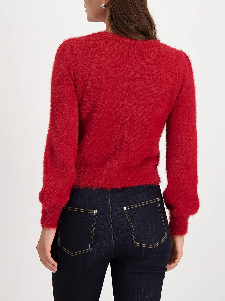 MONARI | Cardigan | Rosso