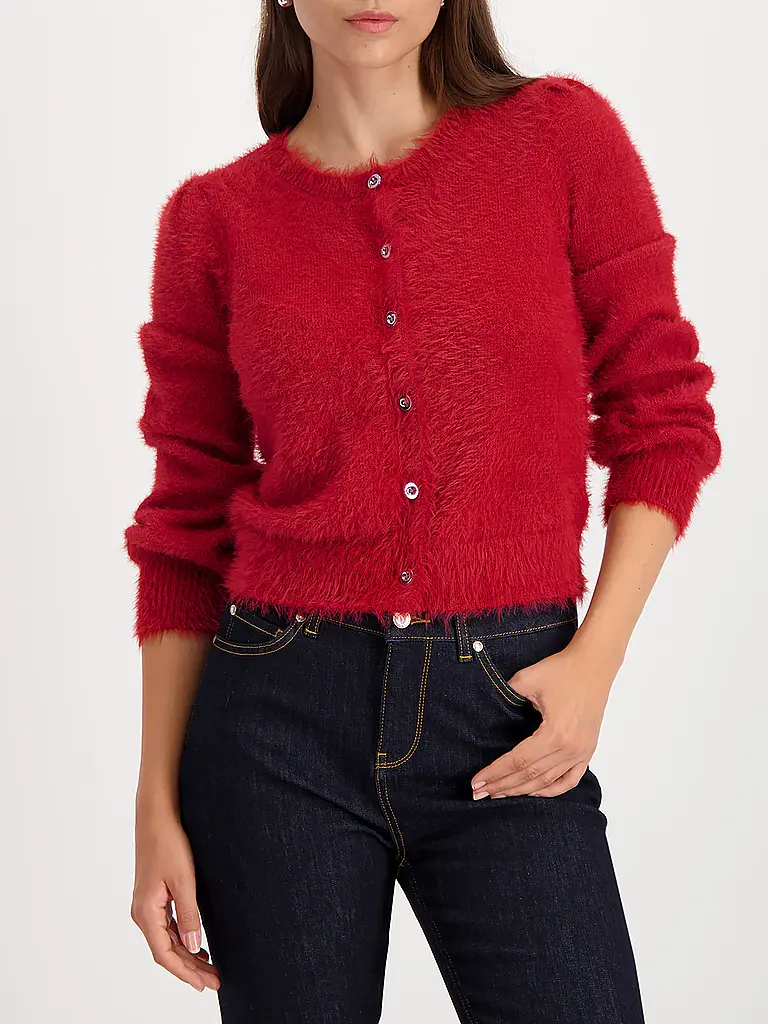 MONARI | Cardigan | Rosso