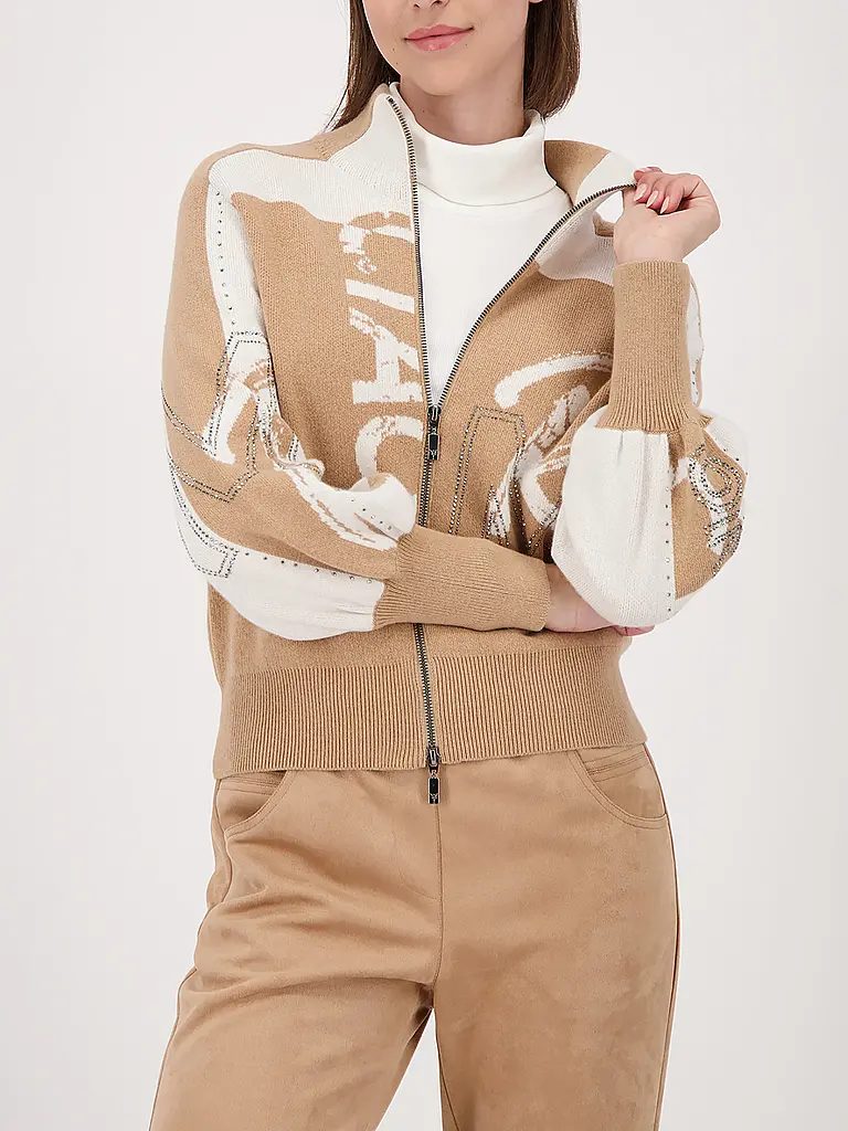 MONARI | Cardigan | Senape