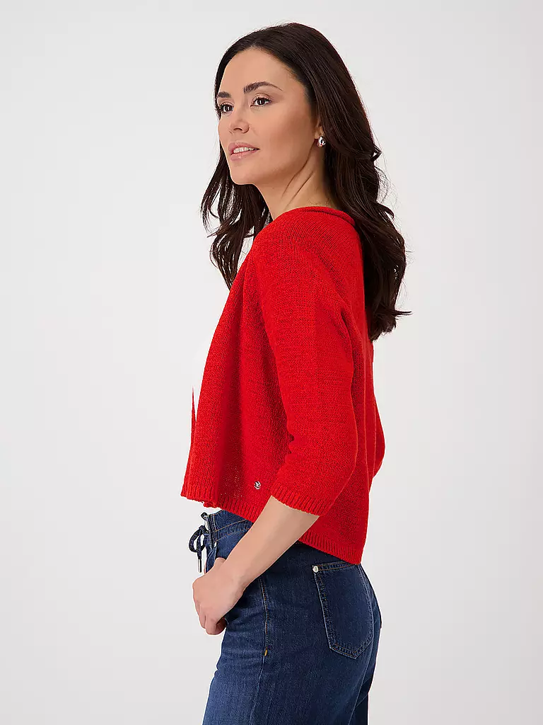 MONARI | Cardigan | Rosso