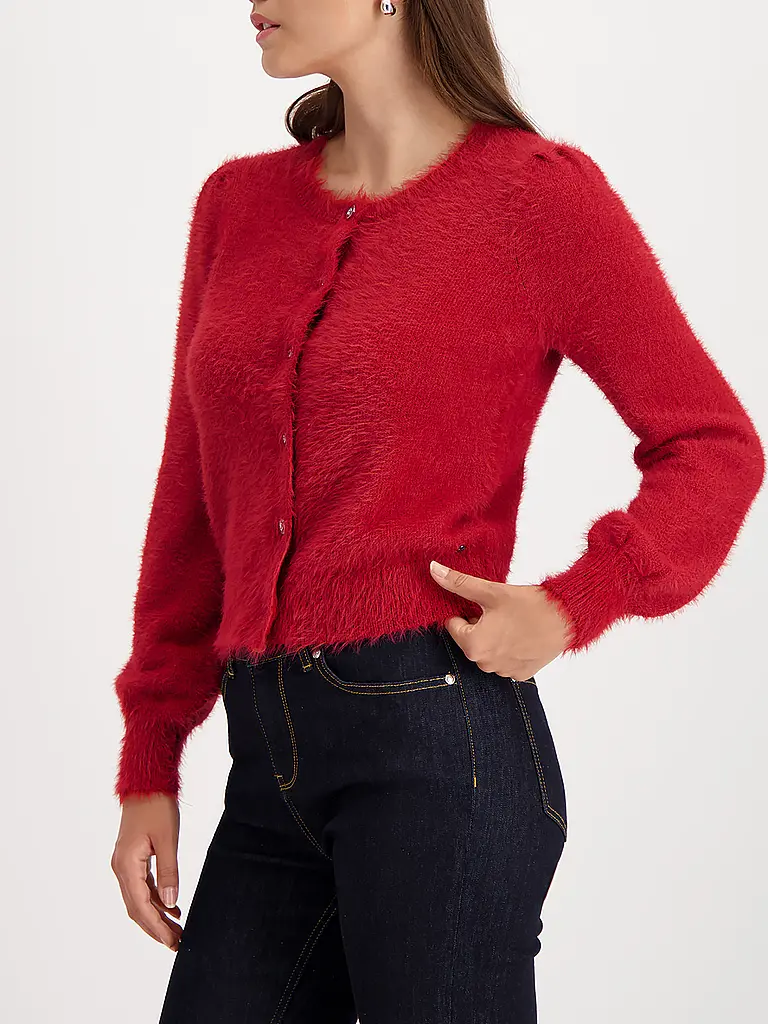 MONARI | Cardigan | Rosso