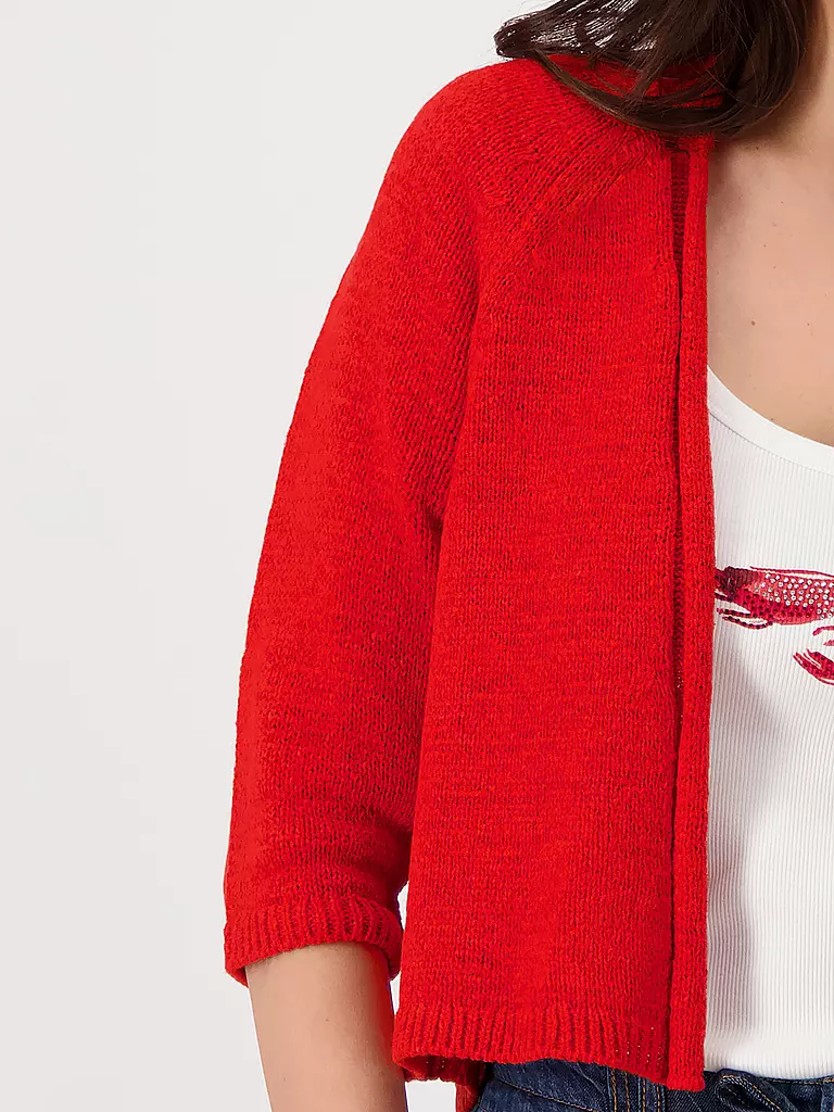 MONARI | Cardigan | Rosso