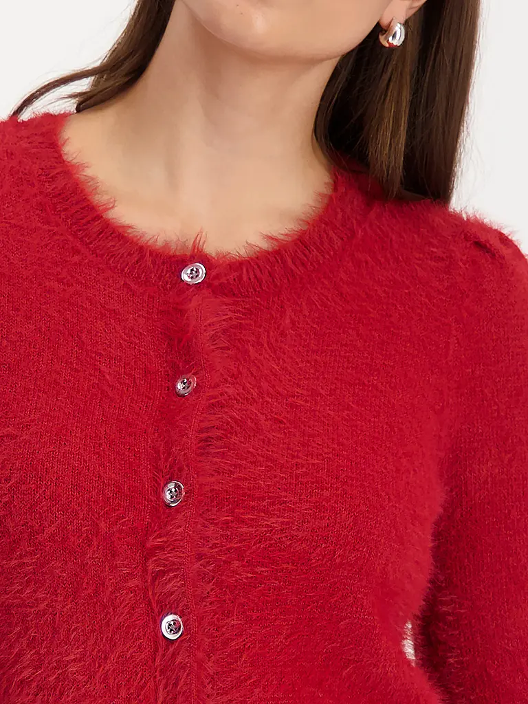 MONARI | Cardigan | Rosso