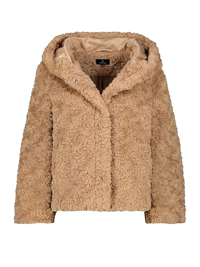 MONARI | Giacca in pelliccia sintetica | Marrone chiaro