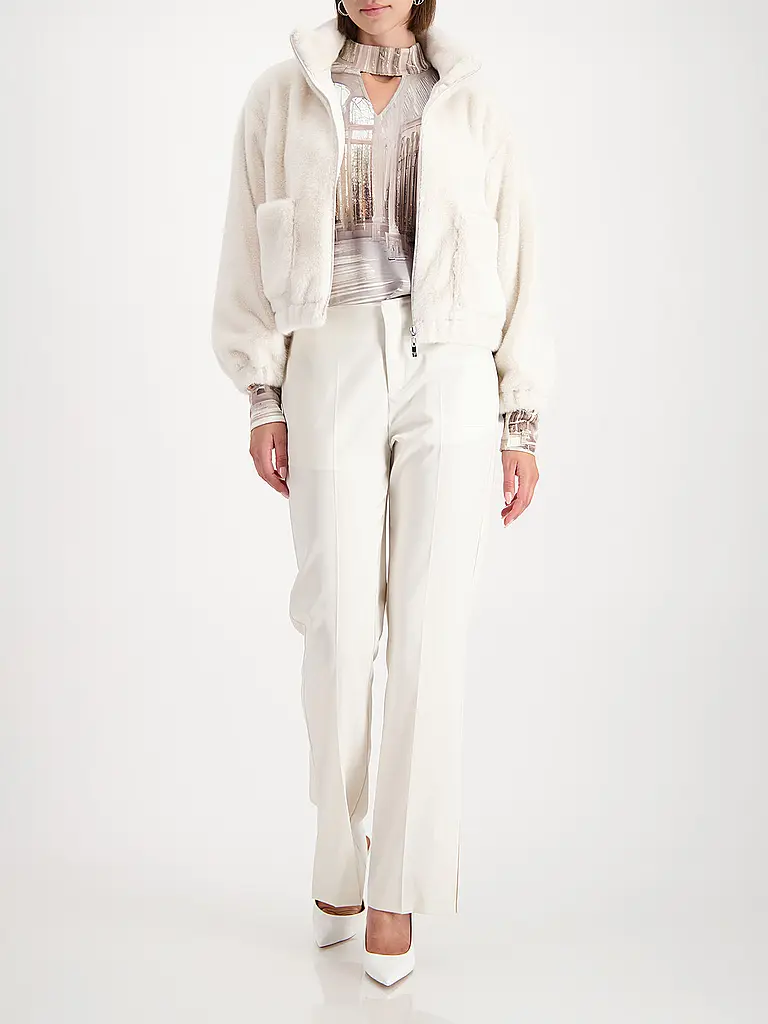 MONARI | Giacca in pelliccia sintetica | Beige