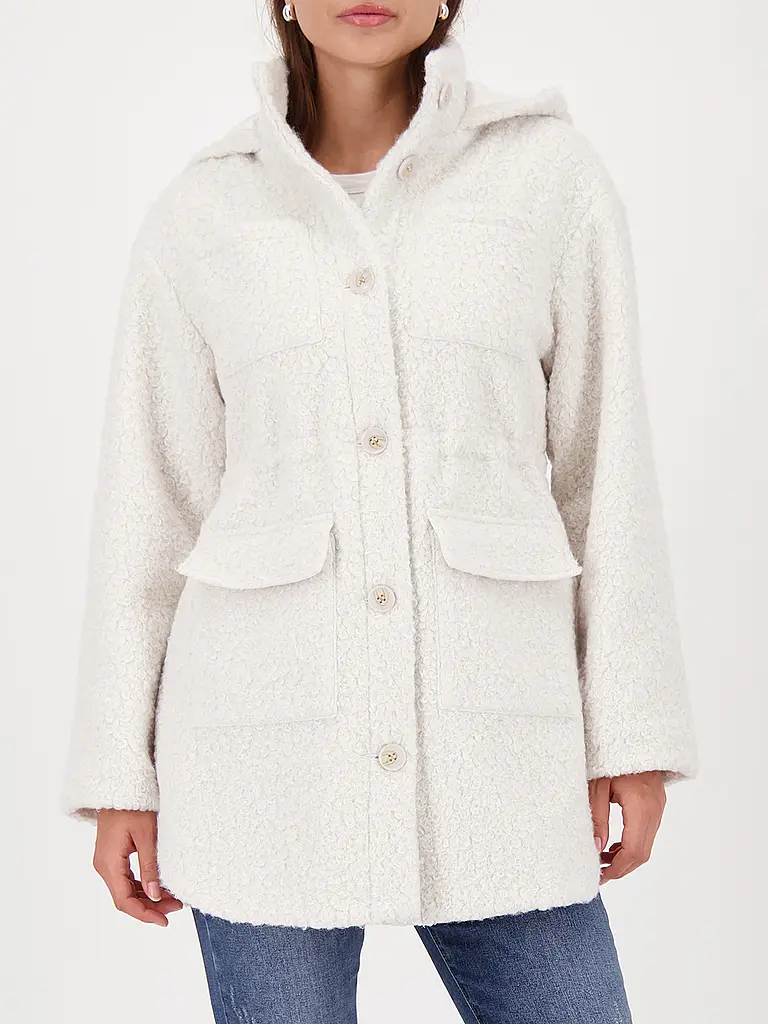 MONARI | Giacca in pelliccia sintetica | Crema