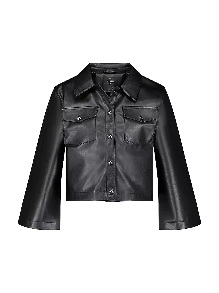 MONARI | Giacca in similpelle | Nero