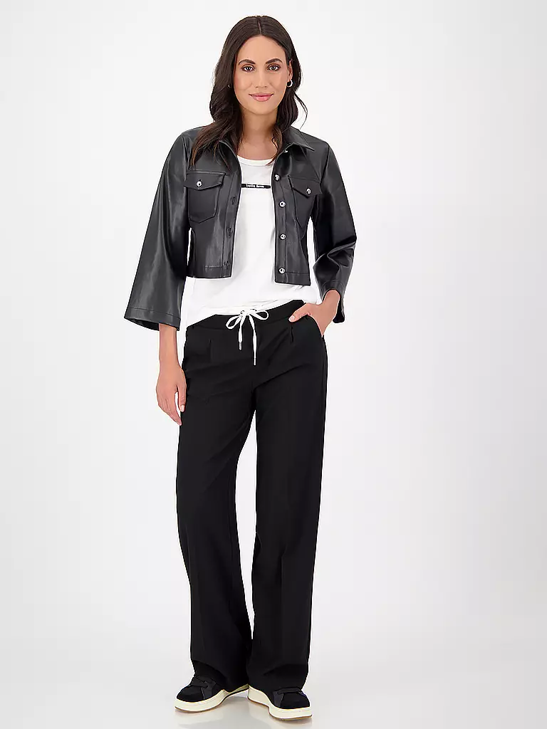 MONARI | Giacca in similpelle | Nero