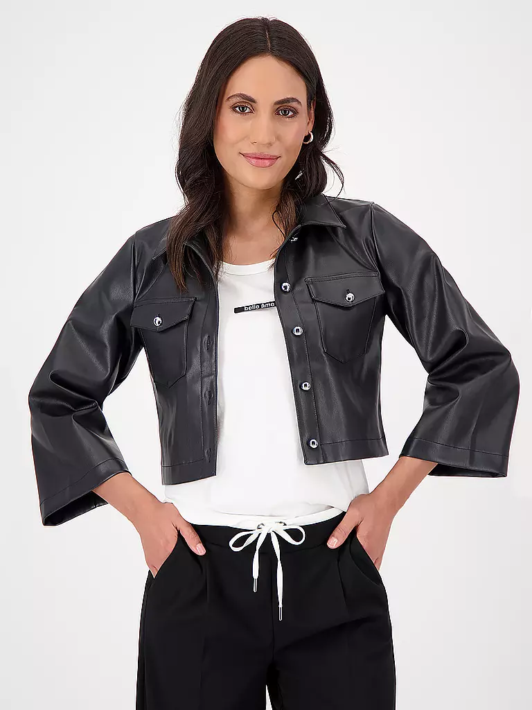 MONARI | Giacca in similpelle | 