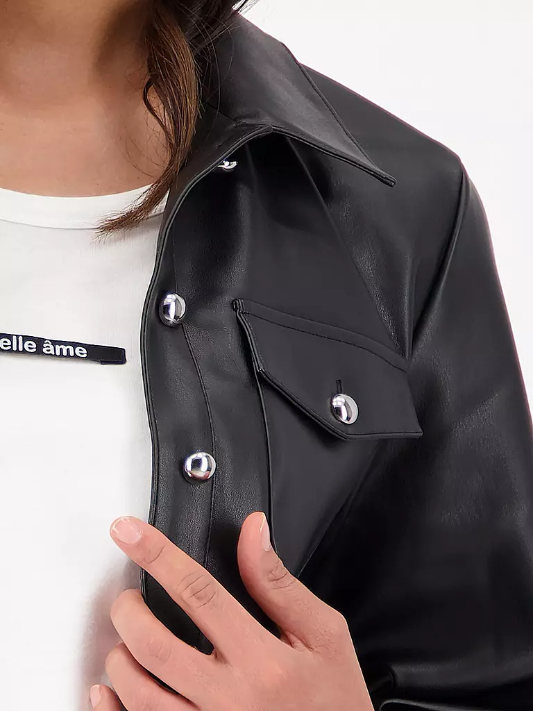 MONARI | Giacca in similpelle | 