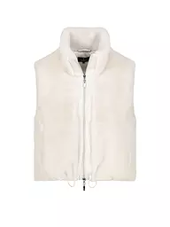MONARI | Gilet effetto pelliccia | Crema