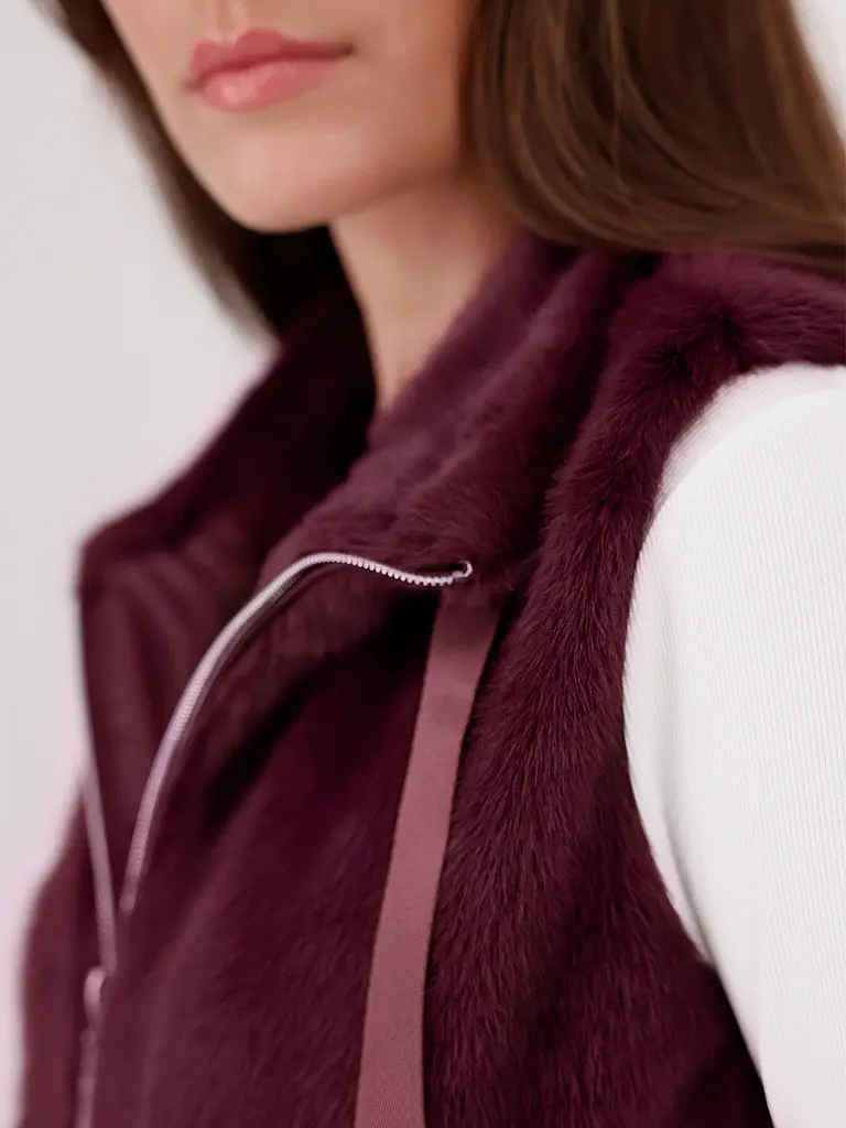 MONARI | Gilet effetto pelliccia | 