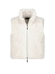 MONARI | Gilet in finta pelliccia | Crema