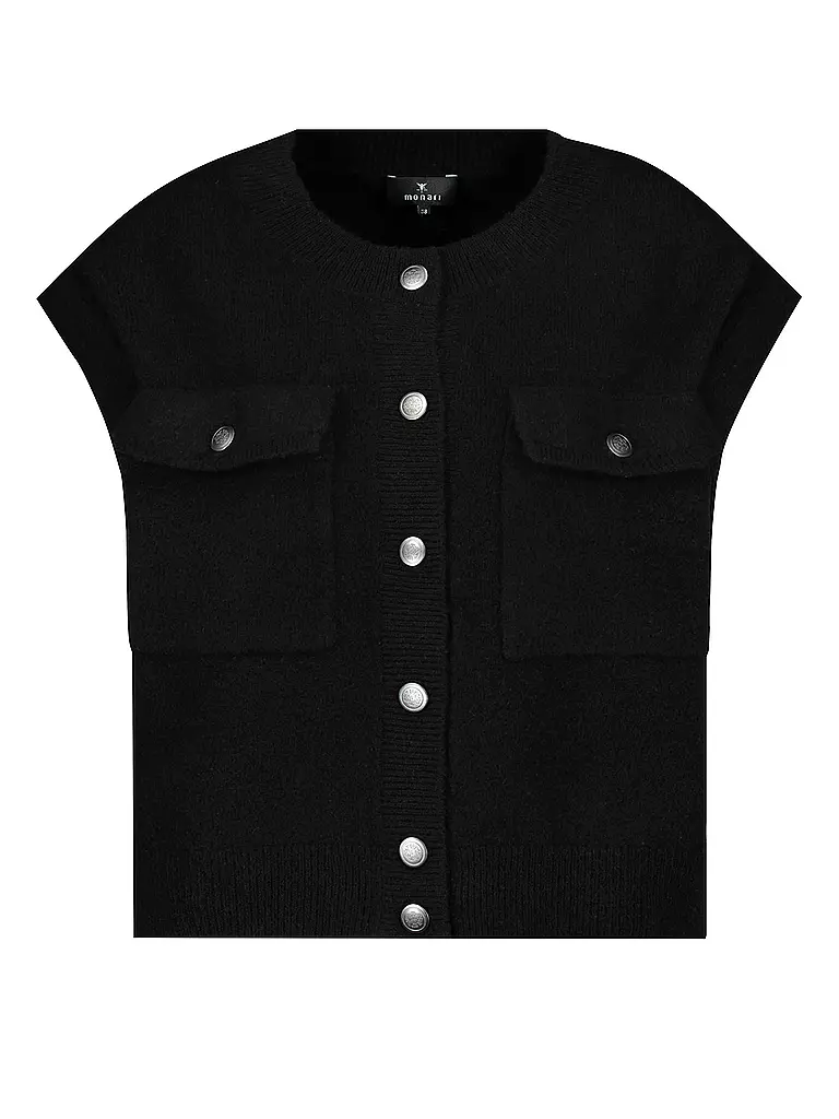 MONARI | Gilet in maglia | Nero