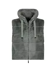 MONARI | Gilet in pelliccia sintetica | Grigio